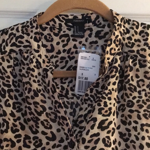 Forever 21 sleeveless sheer blouse - Picture 2 of 4